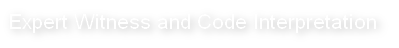 Expert Witness and Code Interpretation
